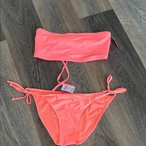 (25) NWT Neon Pink Bikini Set